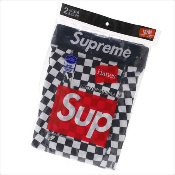 シュプリーム SUPREME x Hanes(ヘインズ) Checker Boxer Briefs(2 Pack