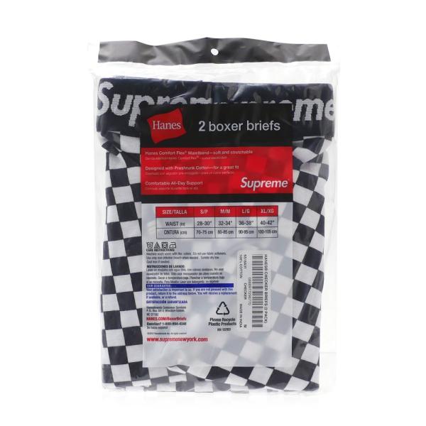 シュプリームSUPREME x Hanes(ヘインズ) Checker Boxer Briefs(2