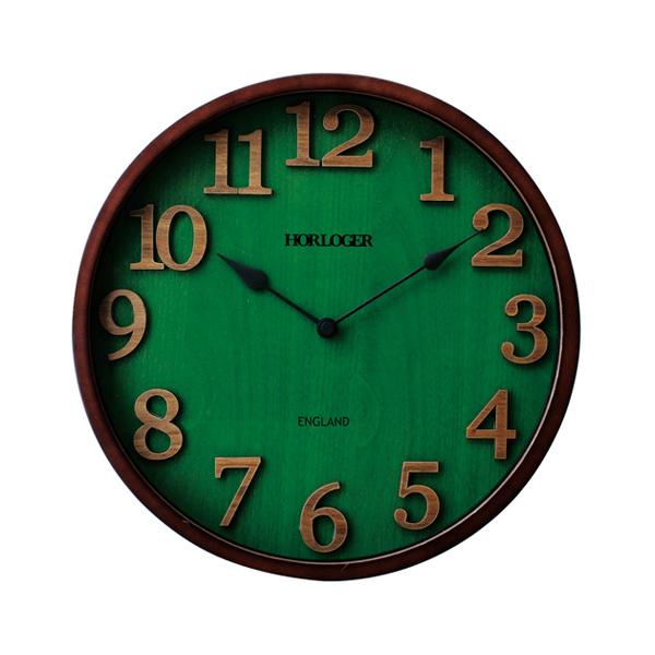壁掛け時計 掛け時計 電波時計 グリーン 緑 時計 おしゃれ 北欧