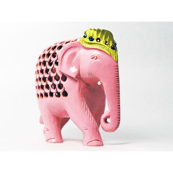 2479❣️ 木彫り　ピンク　象　幸運のシンボル　店舗　オブジェ 2479❣️ 木彫り ピンク 象 幸運のシンボル 店舗 オブジェ 2479