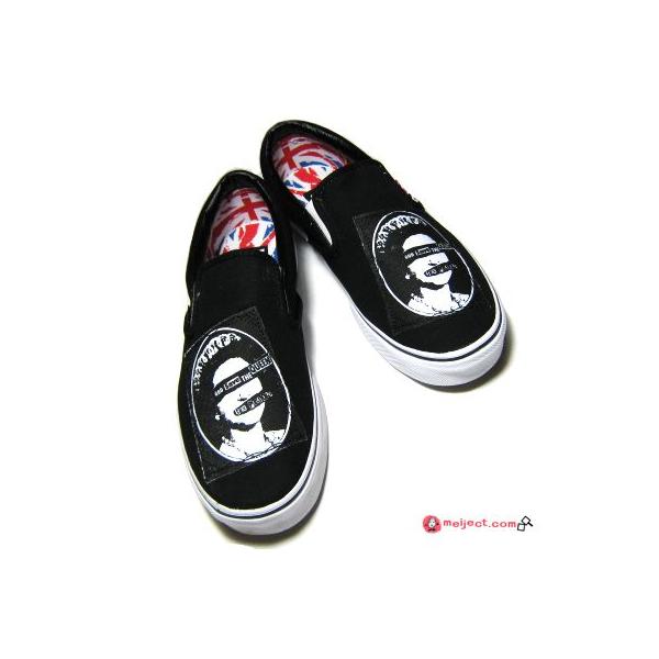 海外モデル VANS SLIP-ON SEX PISTOLS BLACK/BLU [バンズ スリッポン