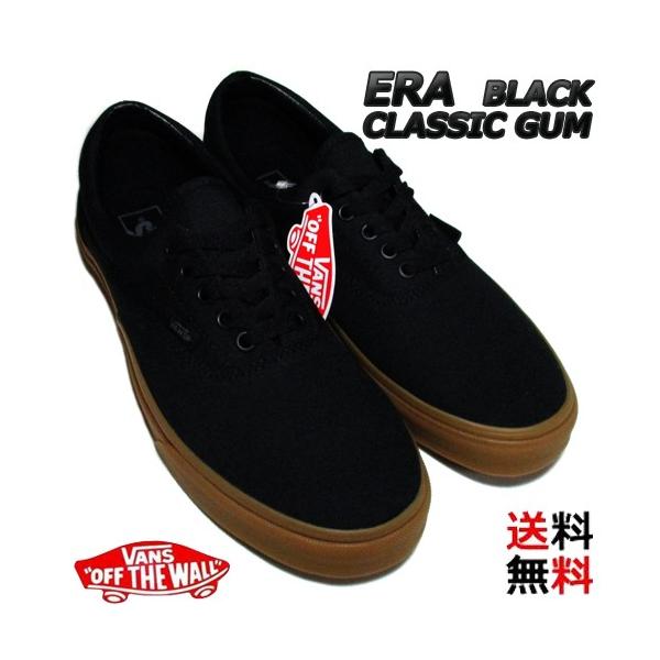 VANS ERA BLACK CLASSIC GUM