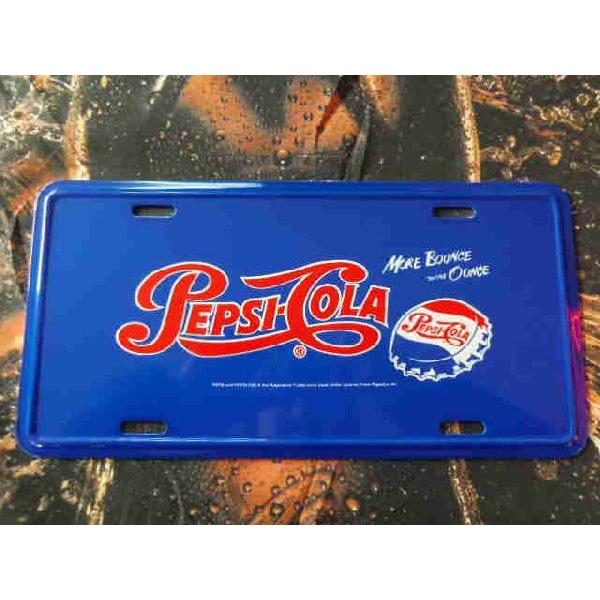 人気沸騰ブラドン 送料無料】新品☆ PEPSI ペプシコーラ ナンバープレート アンティーク雑貨