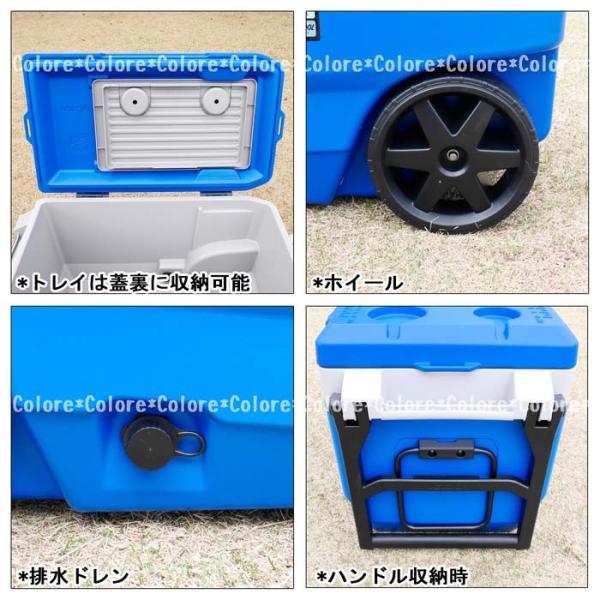 BIGサイズ】IGLOO キャスター付き 大型クーラーボックス 85L 90QT