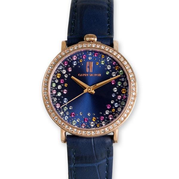 カプリウォッチ Capri watch レトロ 腕時計 ウォッチ ブルー Art