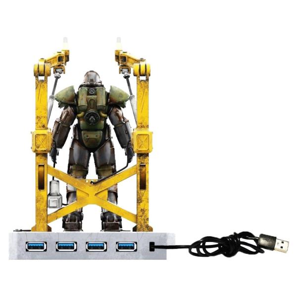 Fallout USBハブ パワーアーマー Fallout フォールアウト グッズ USBハブ 4ポート T-51 パワーアーマー