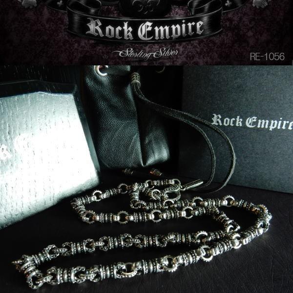 ROCK EMPIRE ロックエンパイアローラーネックレスシルバー925 RE-1056