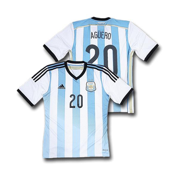 アディダス】2014/16アルゼンチン代表 ホーム #20・セルヒオ・”クン