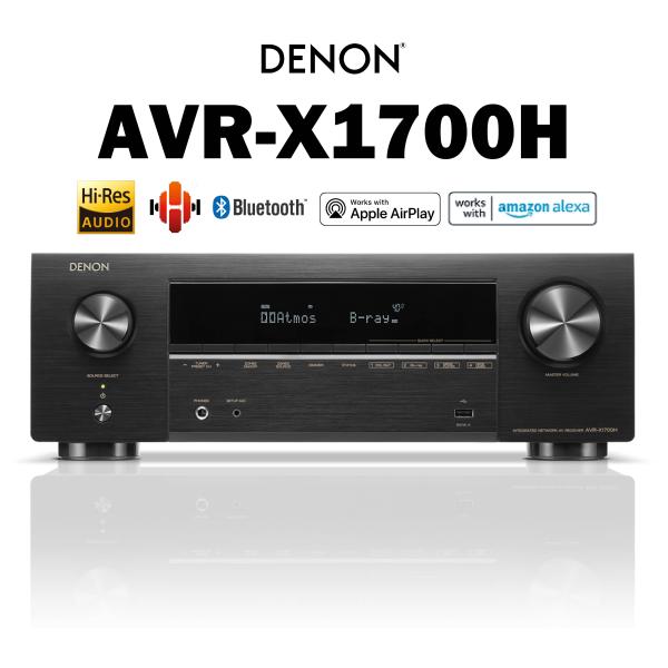 DENON デノン AVR-X1700H AVサラウンドレシーバー-