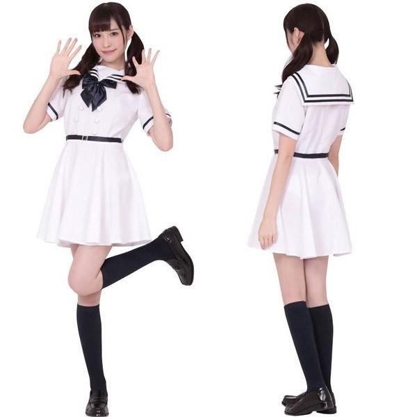 君の名は白制服 コスプレ 可愛い 制服 スクール セーラー ブレザー アニメ アイドル ハロウィン イベント コスチューム セクシー 衣装  /【Buyee】