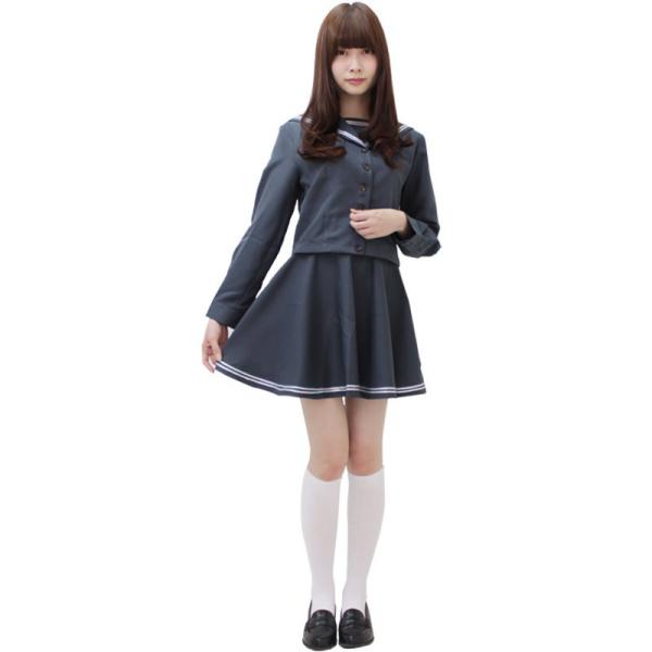 専門高校のセーラー服 冬服 BIG コスプレ 可愛い 制服 スクール セーラー ブレザー 学生服 アニメ アイドル ハロウィン 大きいサイズ 男女兼用  女装 男の娘 /【Buyee】