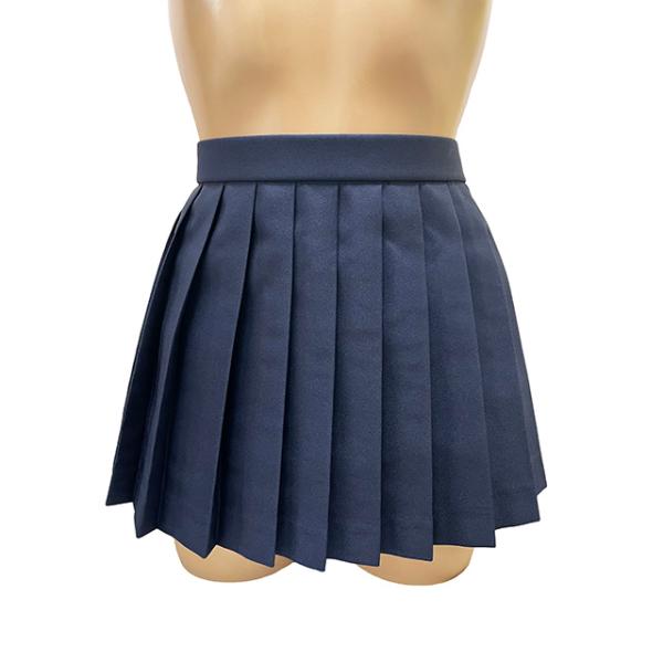 30cm丈 ウエスト90〜100cm No.7002 濃紺 プリーツスカート 30cm丈 ウエスト90〜100cm No.7002 濃紺 プリーツスカート