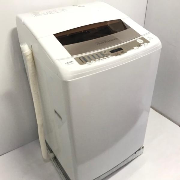 中古 10kg 全自動洗濯機 ハイアール アクア AQW-VW1000C 2014年製造