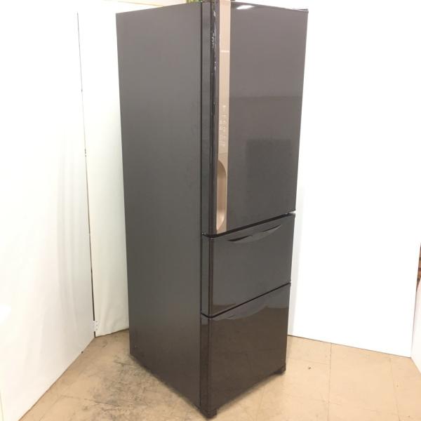 中古 315L 3ドア冷蔵庫 日立 R-K32JV-TD 2018年製 自動製氷未使用 