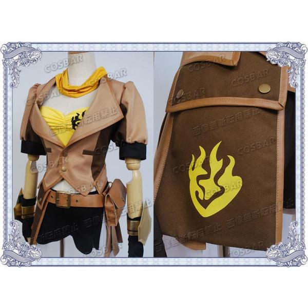 コスプレ衣装 RWBY風 ルビー ヤン・シャオロン Yang Xiao Long Yellow Trailer コスチューム COSPLAY 変装  イベント用品 アニメ キャラクター服 仮装 文化祭 /【Buyee】