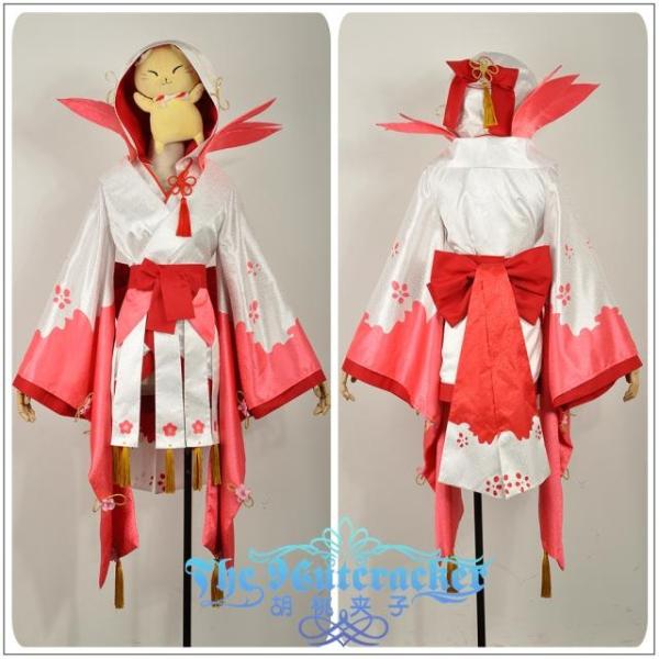コスプレ衣装フルセット 未覚醒 桃の精 陰陽師