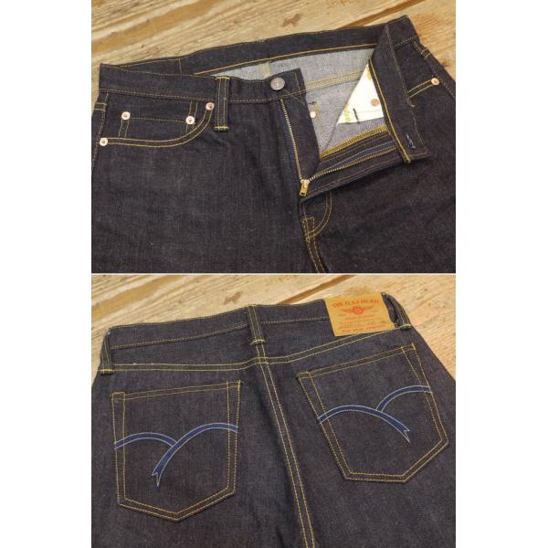 フラットヘッド デニム THE FLAT HEAD 3001Z タイトストレートジッパー