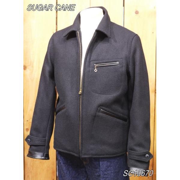 シュガーケーン 30oz ウールメルトンスポーツジャケット SC13670 SUGAR