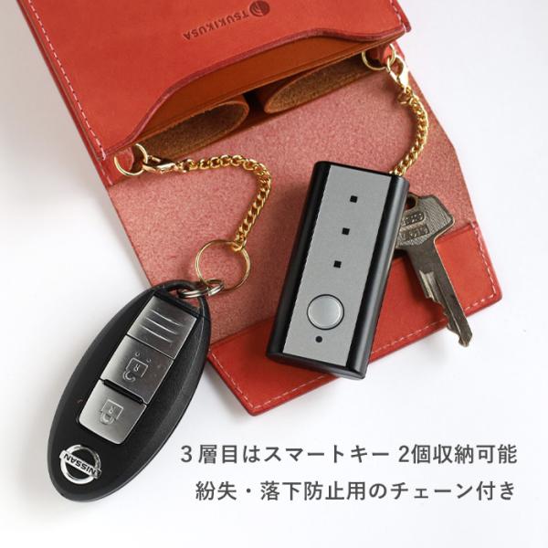 キーケースウォレット スマートキーケース TSUKIKUSA (ツキクサ