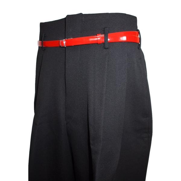 変形学生服 白 短ラン ボンタン ドカン エナメルベルト チェーン付き裏  