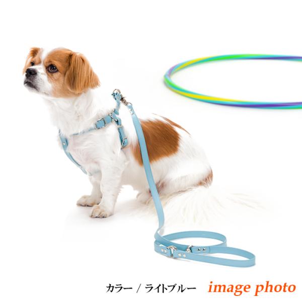 ハーネス 犬 おしゃれ 安全帯 小型犬 中型犬 シンプル革ハーネス１５mm