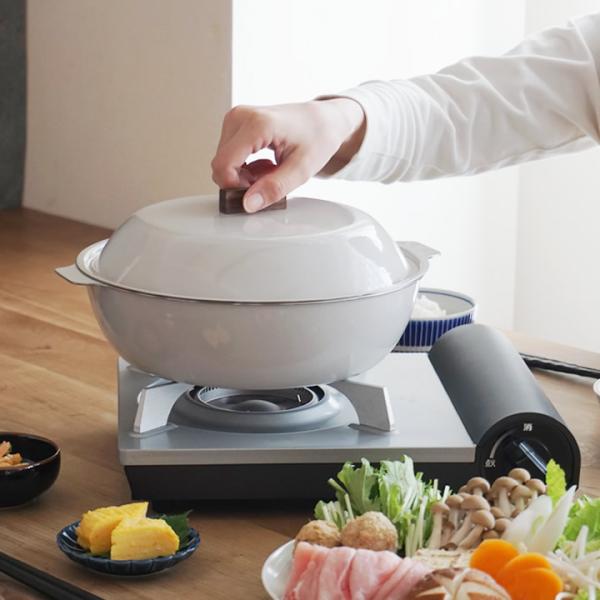 土鍋 ih対応 ih 土鍋 炊飯 KAKOMI IH 琺瑯 鍋 2L KINTO キントー
