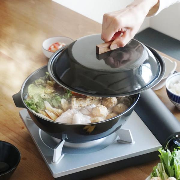 土鍋 ih対応 ih 土鍋 炊飯 KAKOMI IH 琺瑯 鍋 2L KINTO キントー