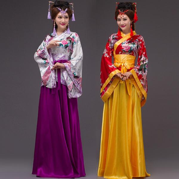 中国古代コスプレ舞台cosplay 唐装漢服 コスプレ衣装中華チャイナ風レディース 中華風撮影 演出服 振袖 引き裾5色 結婚式 - Japanese Proxy Service Buy from Japan