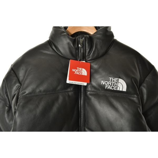 Supreme The North Face leather レザー ヌプシ M - ジャケット/アウター