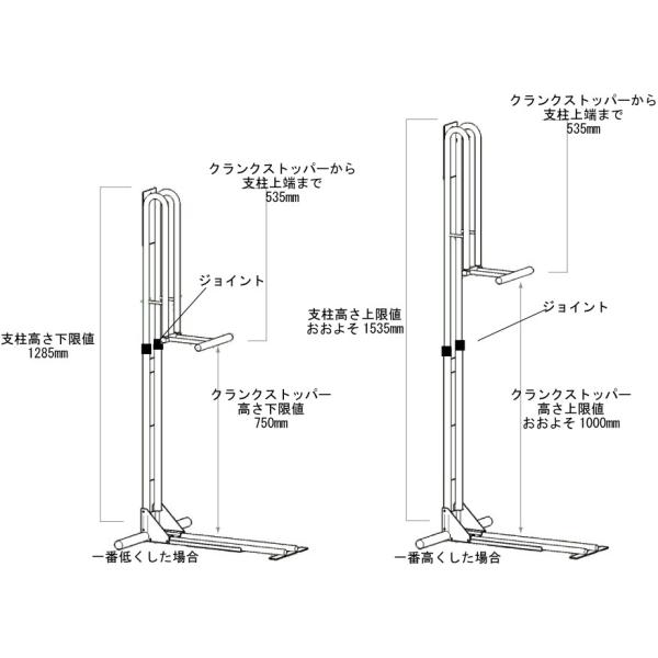 ロードバイク 自転車 ディスプレイスタンド 縦置き 倒れない ラック