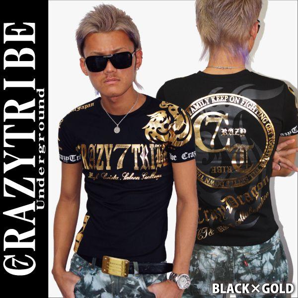 CRAZY TRIBE クレイジートライブ LUST BLACK LABELコラボTシャツ 