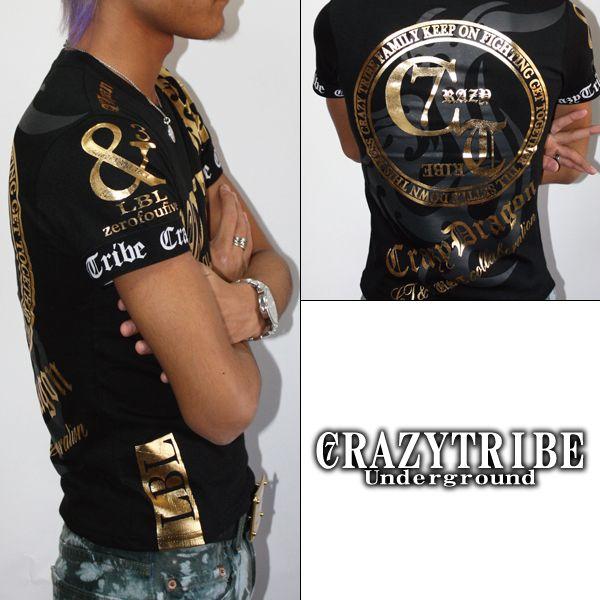 CRAZY TRIBE クレイジートライブ LUST BLACK LABELコラボTシャツ /【Buyee】