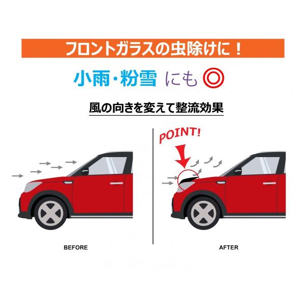 レガシィ バグガード ボンネットプロテクター BP BL アウトバック パーツ 虫除け スモーク SUBARU スバル 日本語取付説明書付 1年保証  Airplex製 /【Buyee】