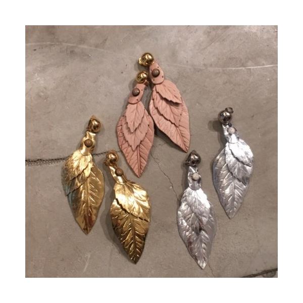 THE DALLAS BIG LEAF EARRING ザ・ダラス ビッグリーフイヤリング