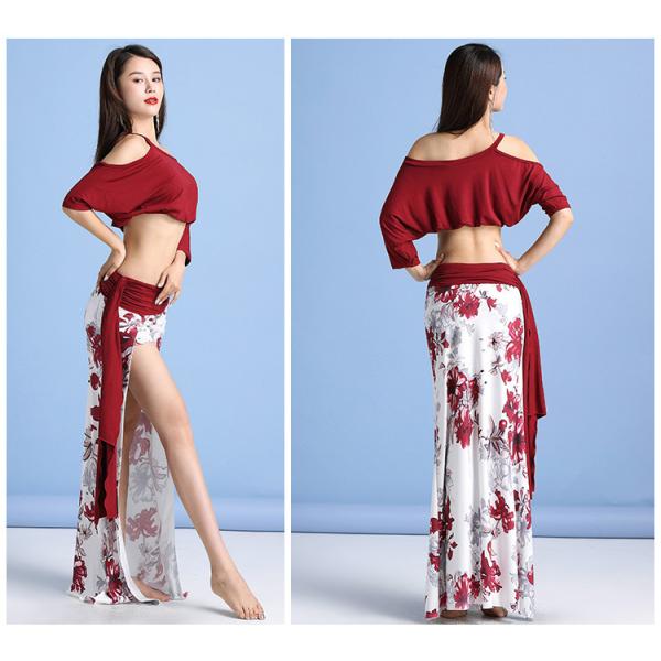 社交ダンス衣装 レディース ベリーダンス レッスンウェア 2点セット