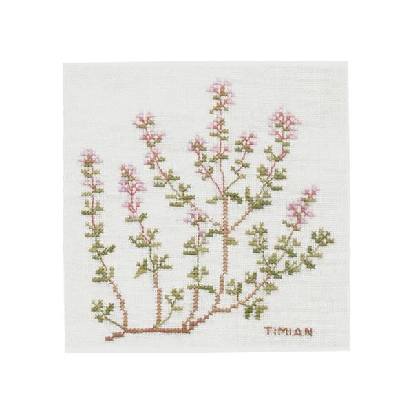 フレメ クロスステッチ 刺繍キット 【タイム】 小さい作品