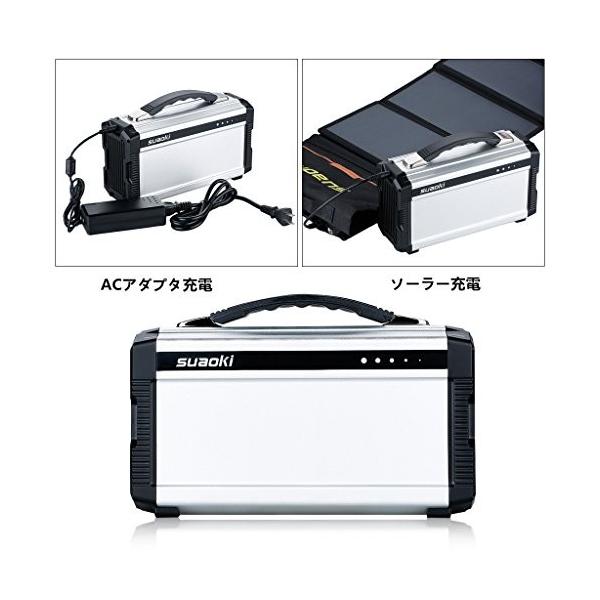 suaoki ポータブル電源 S601 20000mAh/220Wh/11.1V ソーラー