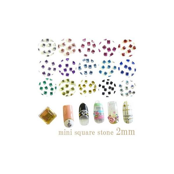 ネコポス 送料無料] ラインストーン スクエア 正方形 2mmX2mm デコ電 パーツ ネイル 手芸 激安価格 セルフネイル ジェルネイル  /【Buyee】 bot-online