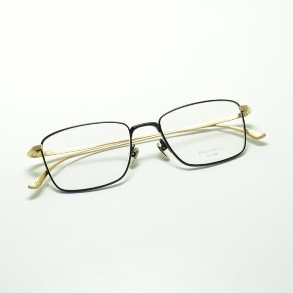 増永眼鏡 マスナガ MASUNAGA SINCE 1905 LEX COL-39 BLACK/GOLD