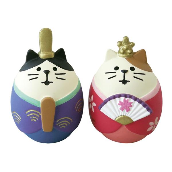 デコレ 2018年ひな祭り 猫雛セット コンコンブル ZMM-37032【クリック