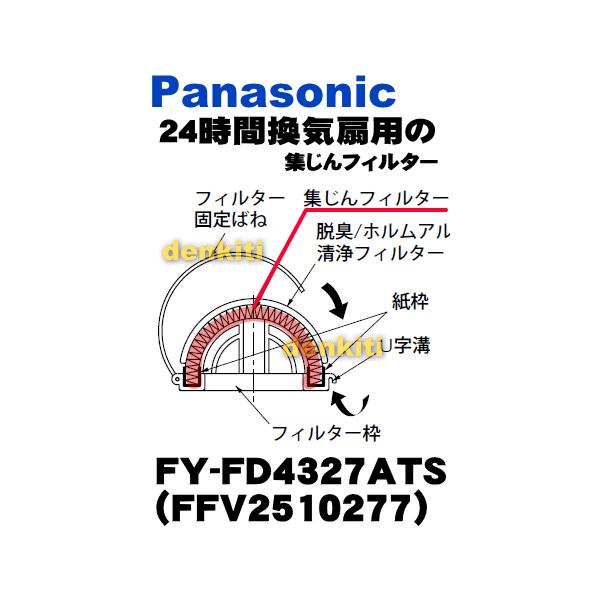 Panasonic FY-FD4327ATS 集じんフィルター 2個セット ffv2510277.gif