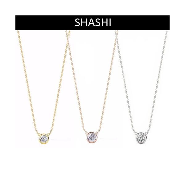 Shashi(シャシ) ソリティアネックレス SOLITAIRE NECKLACE ロン