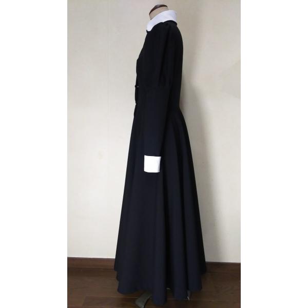 そふぃあ様専用メイド服、Sサイズ黒クラシカルロングワンピースと白