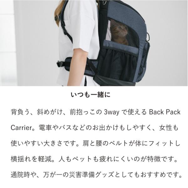 AirBuggy エアバギー 3WAY バックパックキャリー デニム/ エアバギー