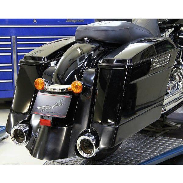 ハーレー バガースタイル リアフェンダー エクステンション&サドル