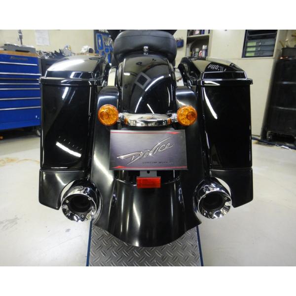 ハーレー バガースタイル リアフェンダー エクステンション&サドル