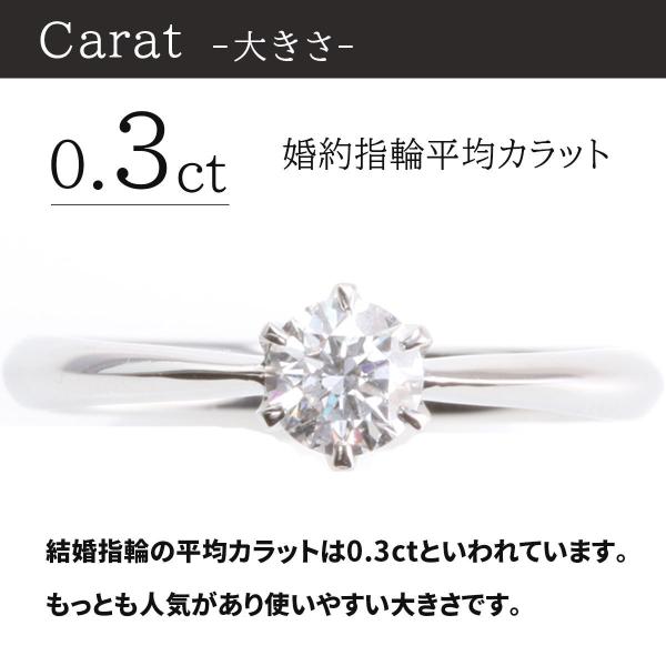 婚約指輪 安い 婚約指輪 ティファニー6本爪デザイン 0.3ct D VVS1 3EX