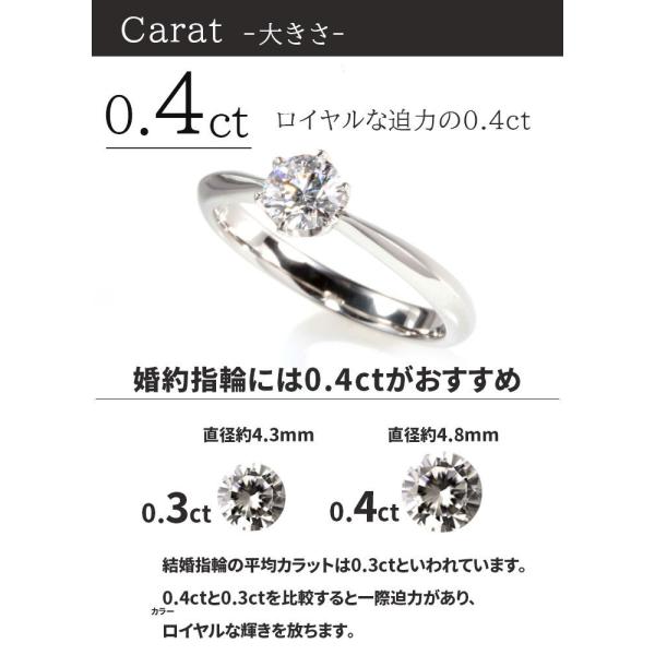 0.4ct 最高品質 Dカラー VVS2 EX ティファニー王道デザイン 婚約指輪 天然ダイヤモンド 一粒ダイヤリング サプライズ  （4C評価国内最安値保証・即納サイズ充実） /【Buyee】 Buyee - Japanese Proxy Service | Buy from  Japan!