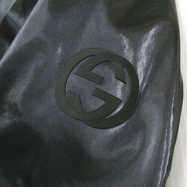 グッチ【GUCCI】ナイロンマウンテンパーカ46黒ブラック222280