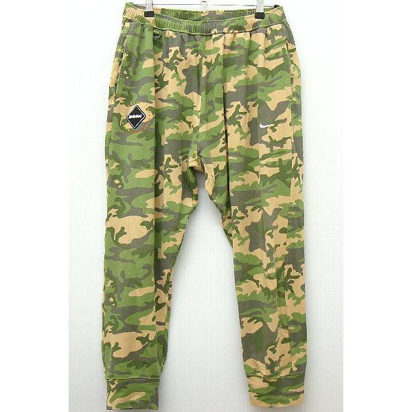 13SS】 F.C.R.B. CAMO SWEAT PANT L カモスウェットパンツ迷彩パンツ